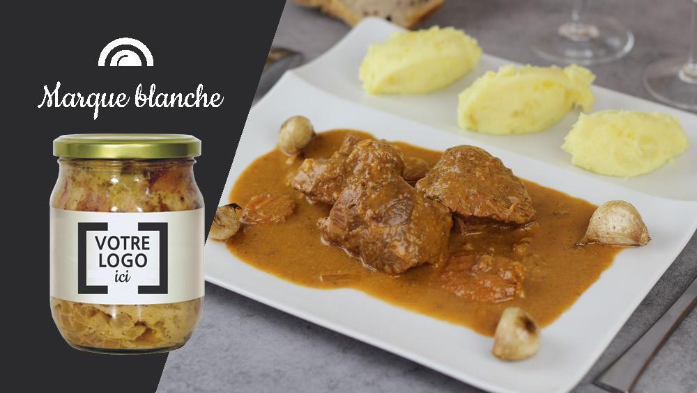 Distributeurs et restaurateurs, nous sommes à l’écoute de vos projets en marque blanche !