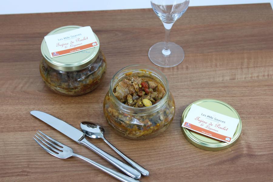 Un nouveau produit Les Mille Sources : Tajine de Poulet & ses Légumes en marmite !