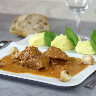 Agneau à la crème - Agneau du Limousin - Les mille sources