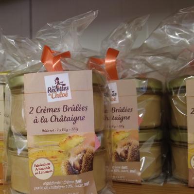 Des desserts en conserve avec des produits de qualité